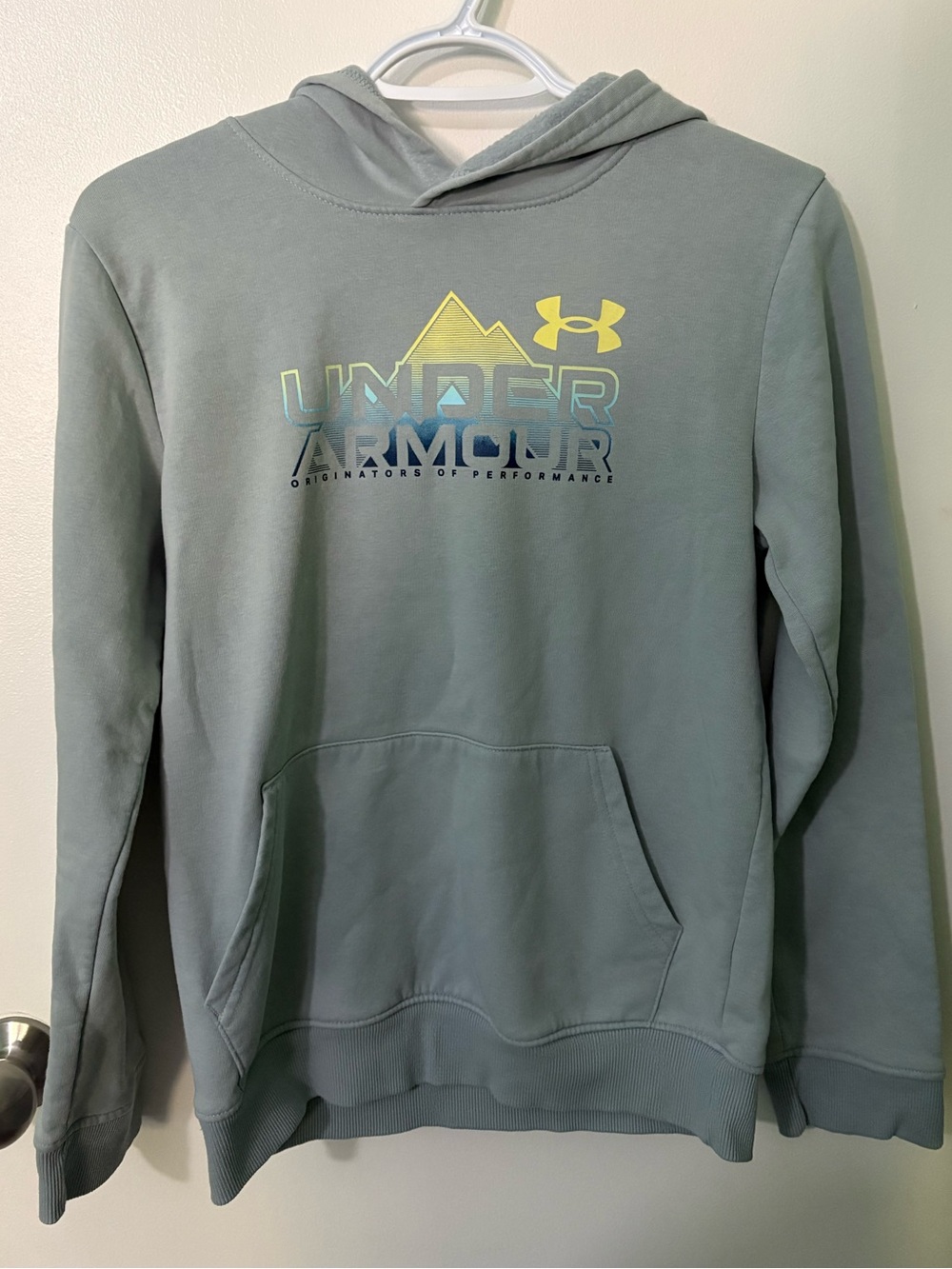 Under Armour Hoodie with Yellow and Navy blue Logo